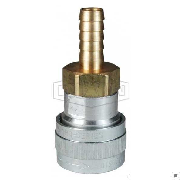 1/2 in SCHRADER COUPLER, 3/8 in BARB ALUM